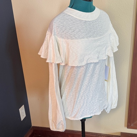 Nation LTD White Ruffle Top - Picture 4 of 7
